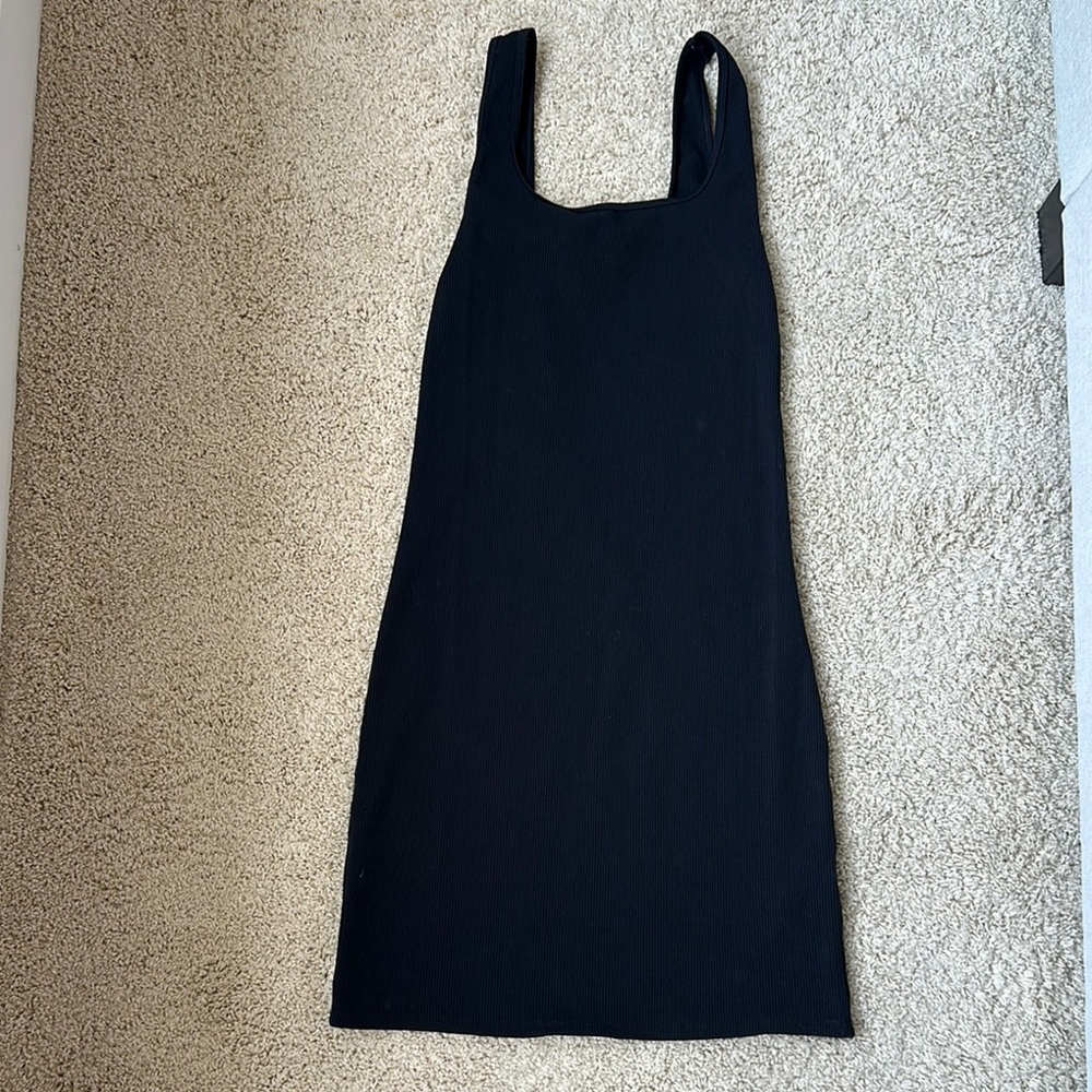 Abercrombie & Fitch ribbed Black Sleeveless Dress